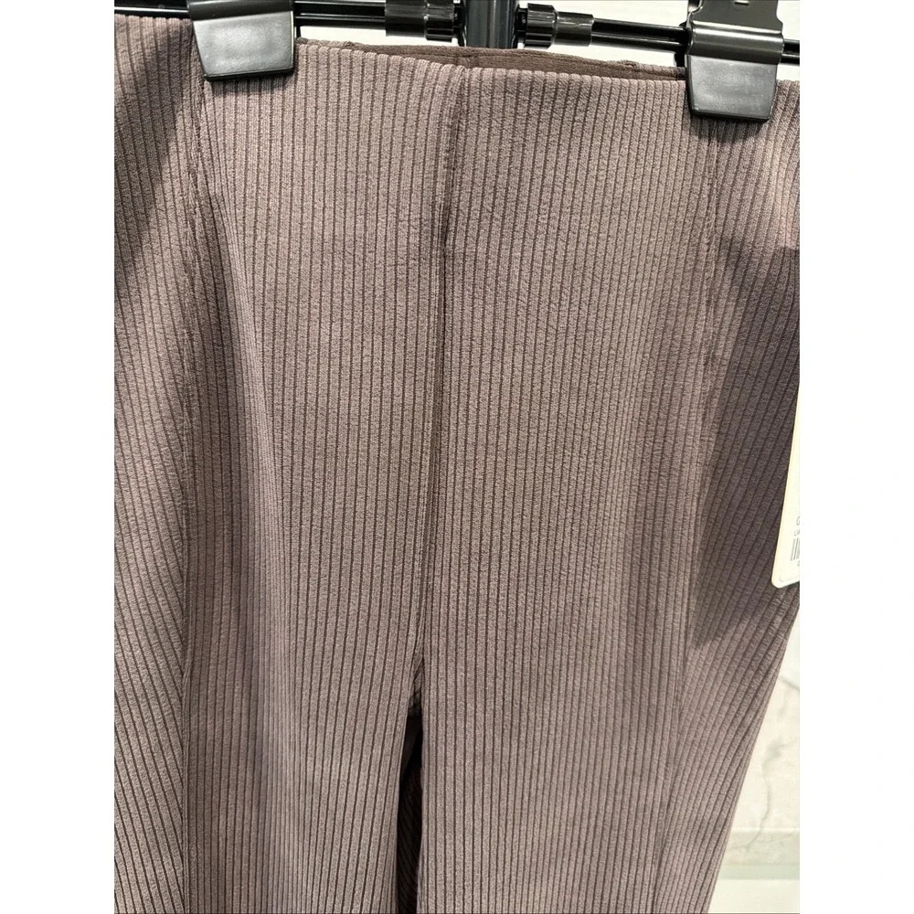 Lululemon Ribbed Softstreme Flared Pant Regular NWT Size 0 LW5GVKS Espresso ESPR